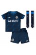 Fotbalové Dres Chelsea Raheem Sterling #7 Dětské Venkovní Oblečení 2023-24 Krátký Rukáv (+ trenýrky)